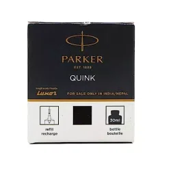 Parker 30 ml Ink Bottle Black, 9000016676-69