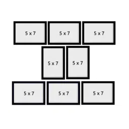 eCraftIndia Memory Wall Collage Photo Frame - Set of 8 Photo Frames for 8 Photos of 5'x7' image 4