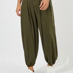 Styli Olive Relaxed Fit Joggers-image-15