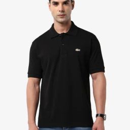 Lacoste Black Regular Fit Polo T-Shirt-image-31