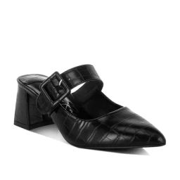 London Rag Women's Black Mule Shoes-image-37