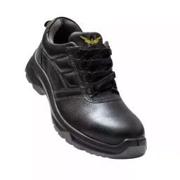 Hillson Steel Toe Safety Shoes PU Sole High Ankle Black Real Leather Size UK 8, CL02-image-7