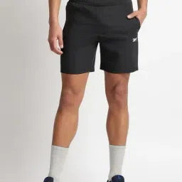 Reebok Black Regular Fit Sports Shorts-image-75