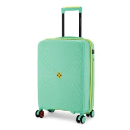 Nasher Miles Pastel Green Small Hard Cabin Trolley Bag-picture-10
