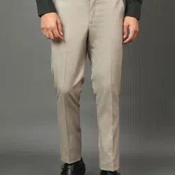 Club York Beige Regular Fit Trousers-image-12