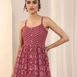 Libas Red Printed Kurti-image-23