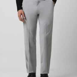 Van Heusen Grey Slim Fit Trousers-picture-9