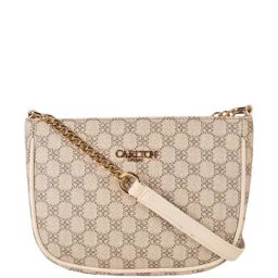 Carlton London CLLP-903 Beige Printed Medium Shoulder Handbag-15