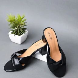 Rocia by Regal Women's Black Cross Strap Sandals-picture-19