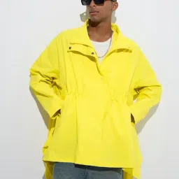 Nuon by Westside Yellow Solid Parka Jacket-image-108