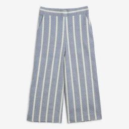 Utsa Kids by Westside Blue Striped High-Rise Cotton Blend Pants-image-62