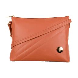 Baggit Tan Medium Baguette Bag-image-1