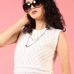 LIMEROAD Women Self Design Cotton Top-image-40