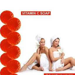 GROOVY Set Of 10 Vitamin C Bathing Soap- 100 g Each image 3