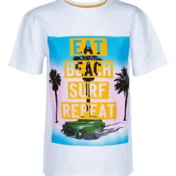Superyoung Kids White Printed T-Shirt-image-66