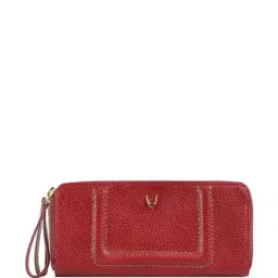Hidesign Aspen W2 Sb Red Solid Leather Rfid Wallet-image-35