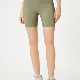 Koton Women High-Rise Above Knee-Length Tights-image-70