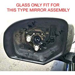 MACZO - orvm Left (Passenger) Side Rear View Mirror Glass for Ertiga/Swift/Dzire Vxi Zxi Vdi Zdi Model (Year 2011-2016) image 2