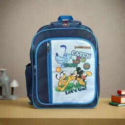 YK Kids Disney Mickey Catch It Printed 4-Compartments School Backpack-picture-46