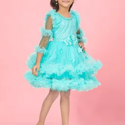 BAESD Net Peplum Dress image 3