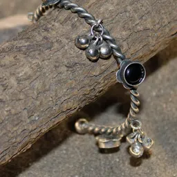 gurjari jewellers Women Oxidised Kada Bracelet-image-61