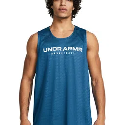 UNDER ARMOUR Baseline Printed Relaxed-Fit Reversible Tank-image-14