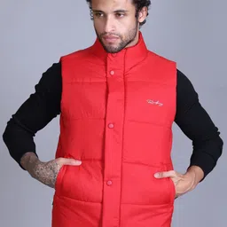 Roadking Men Colourblocked Polyester Lightweight Crop Quilted Jacket-picture-2