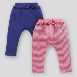 Bonfino Full Length Diaper Legging Solid Color Pack of 2 - Brown Navy-picture-3