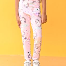 Anthrilo Unicorns Printed Leggings - Pink-picture-21