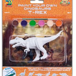 Kimon Toys Paint Your Own 3D Dinosaurs - T-Rex - No. 5-12