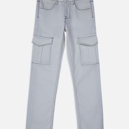 Pepe Jeans Cotton Woven Full Length Solid Coloured Jeans With Side Pockets - White-picture-34