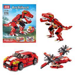NEGOCIO 3 in 1 Dinosaur Blocks Build Learn Play and Create Endless Adventures PACK OF 1 - COLOR MAY VARY image 2