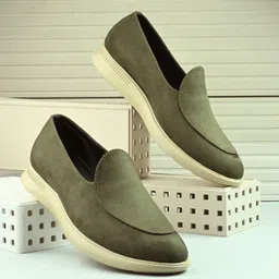 SERVER Men Patent Leather Loafers-image-42