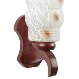 Somil Premium Designer Glass Wall / Night Lamp Elegant & Stylish Dcor Accent for Modern Interiors, color- Brown, White, Size:- 21.5 X 26 X 30.5 CM-image-82