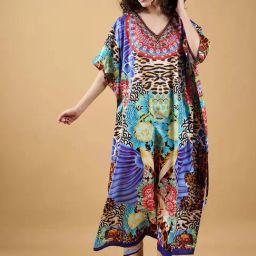 The Kaftan Company Multicolored Printed Kaftan-picture-17