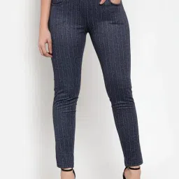Westwood Blue Striped Jeggings-image-92