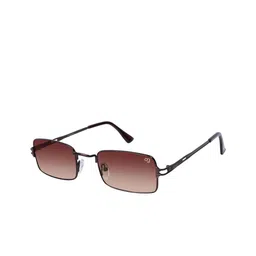 Woggles Unisex Rectangle Sunglasses with UV Protected Lens WOJJ-MR-87627C4-34