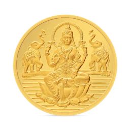 P.N.Gadgil Jewellers Laxmi Shree 24k (995) 5gm Yellow Gold Coin-image-4