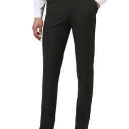Van Heusen Black Slim Fit Trousers-picture-31