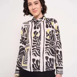 Annabelle by Pantaloons White Printed Shirt-image-38