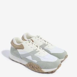 SOLEPLAY by Westside Grey Colour-Block Sneakers-8
