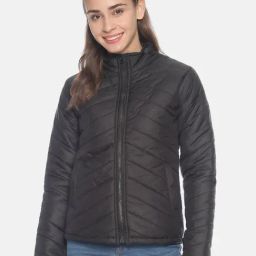 Campus Sutra Black Jacket-image-7