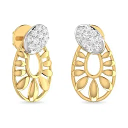 PC Jeweller Eimhin 18k Gold Earrings for Women-image-90