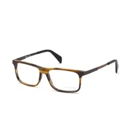 Diesel Brown Rectangular Eye Frames for Men-picture-22
