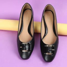 Code by Lifestyle Women's Black Flat Ballets-89