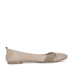 Bata Women's Beige Flat Ballets-image-24