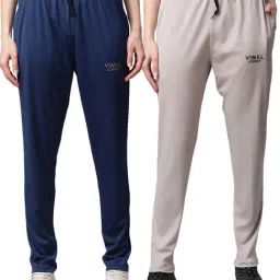 Vimal Jonney Multicolored Regular Fit Track Pants (Pack Of 2)-image-87