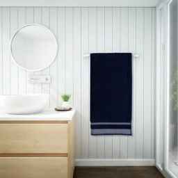 Spaces Hygro Dark Blue 600 GSM Cotton Bath Towel-image-87