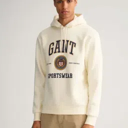 GANT Beige Hooded Sweatshirt-picture-26