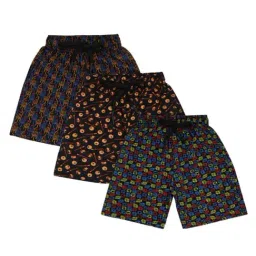 Dyca Kids Multicolor Printed Shorts (Pack Of 3)-image-59